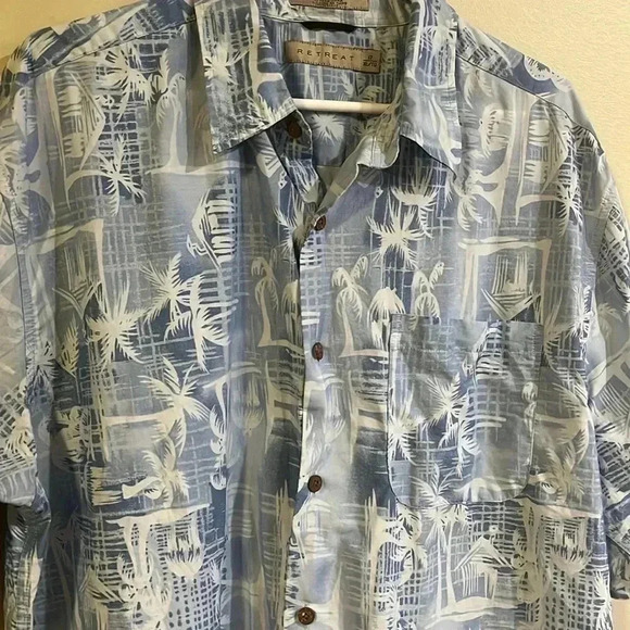 [XL]Retreat Men Beach Hawaii  SS Shirt - Picture 3 of 5